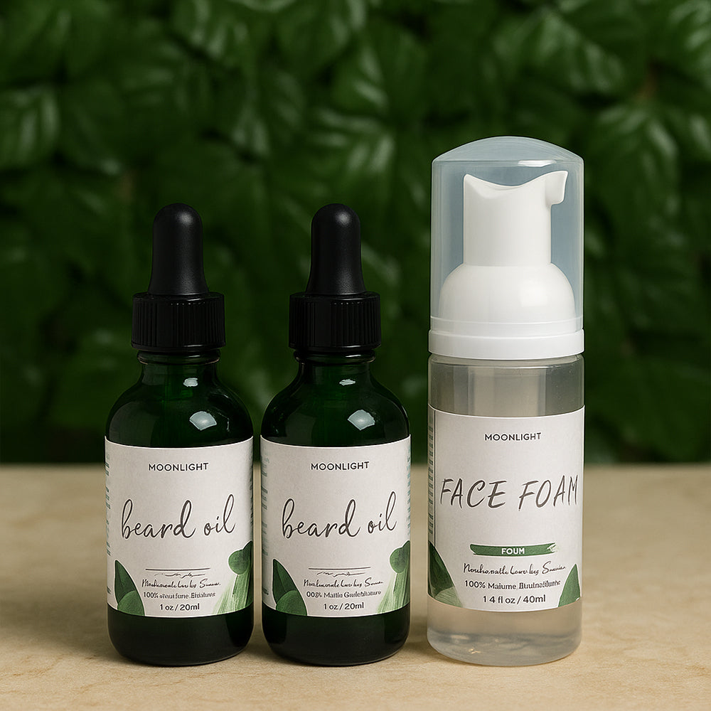 Beard oil and faceforming sets